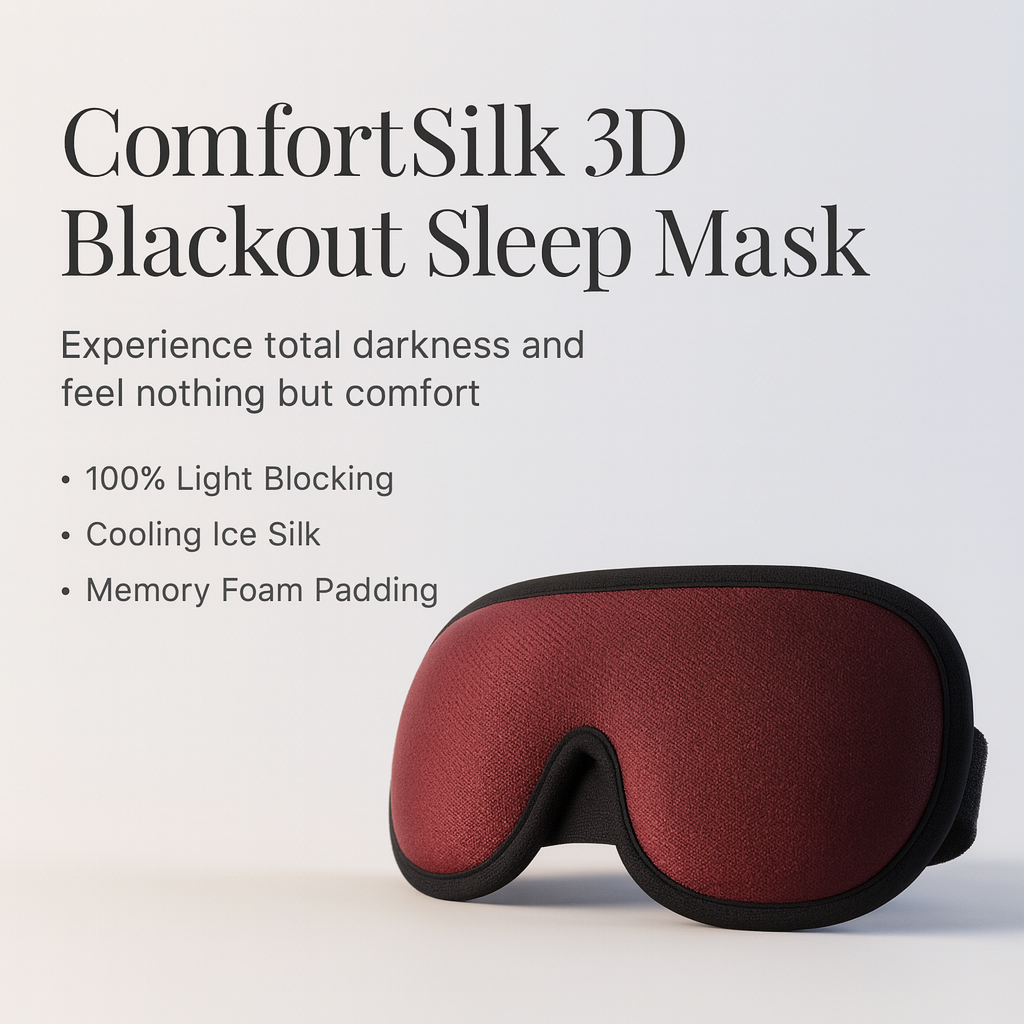 ComfortSilk 3D Blackout Sleep Mask